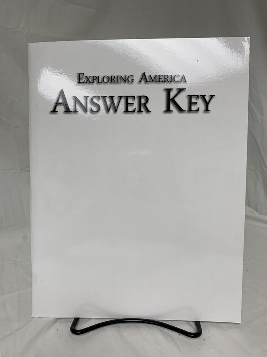 Exploring America (2014) Answer Key