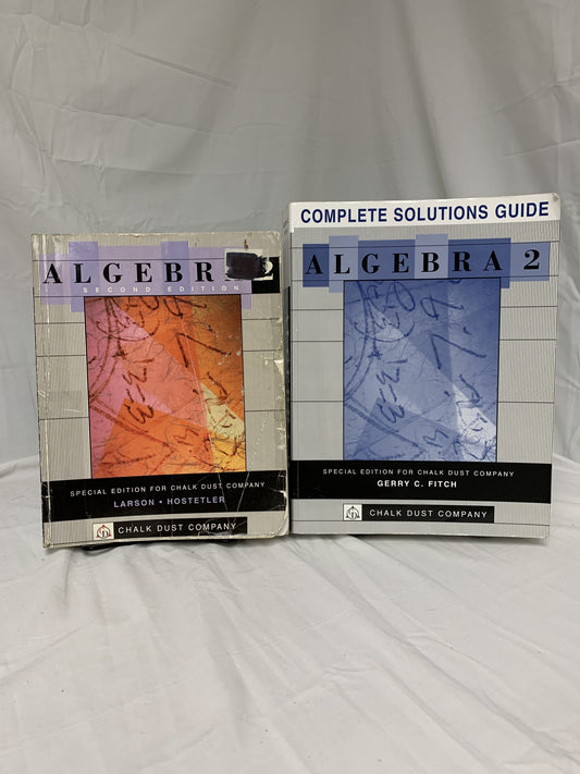 Chalk Dust Algebra 2 (2nd Ed.) Set of 2