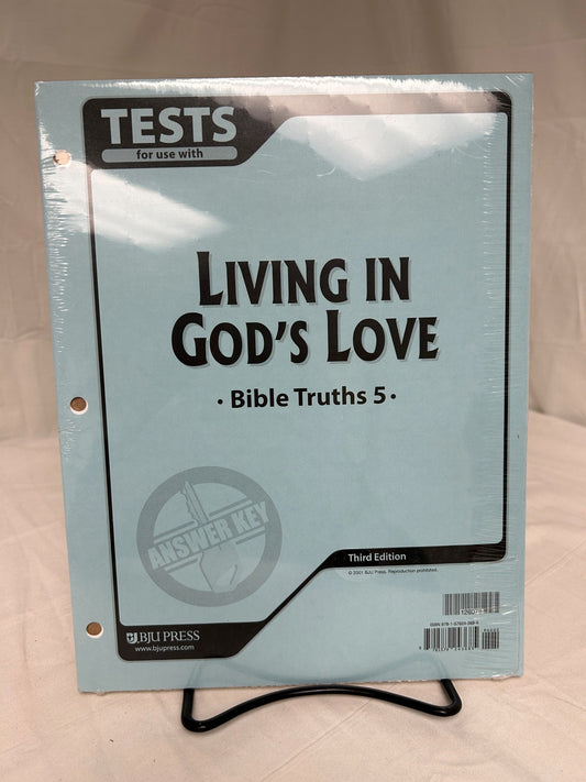 Bible Truths 5 Tests Answer Key (3rd ed.)