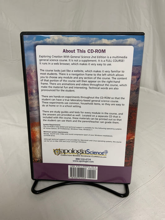 Exploring Creation with General Science (2nd Ed.) Full Course CD-ROM