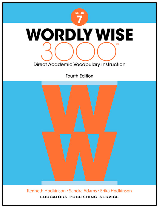 Wordly Wise 3000 Student Book, 4th Edition, Grade 7
