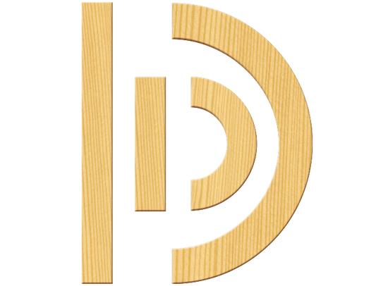 Wood Pieces Set for Capital Letters