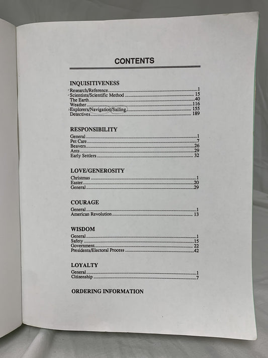 Konos Character Curriculum Volume II