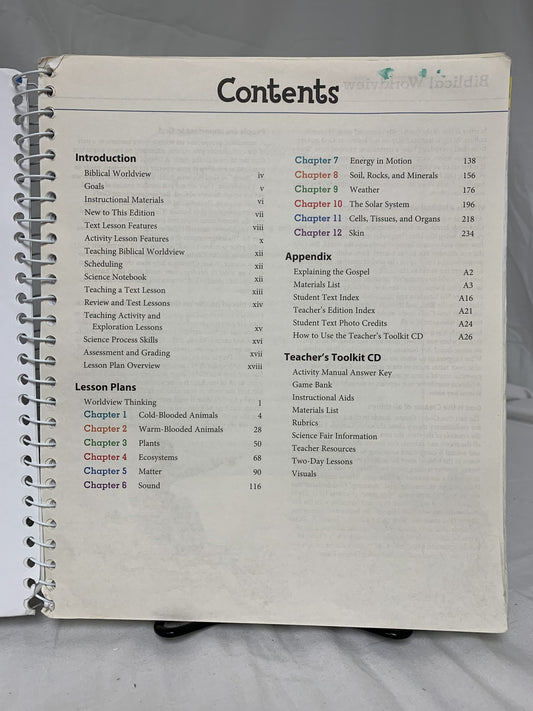 BJU Science 3 (4th Ed.) Teacher's Edition