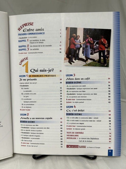Discovering French Nouveau! Blanc 2 Textbook