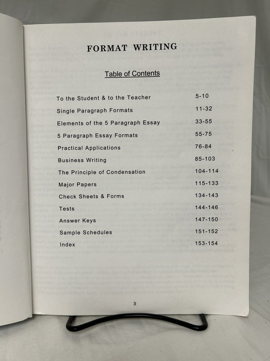 Jensen's Format Writing