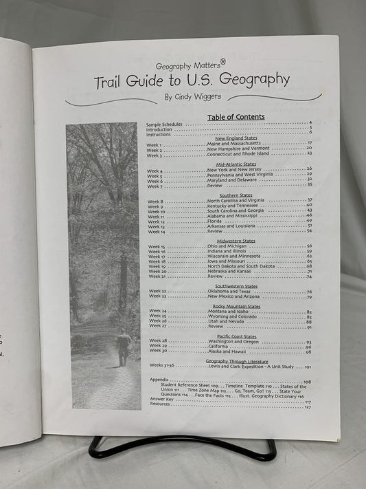 Trail Guide to U.S. Geography Teacher's Manual