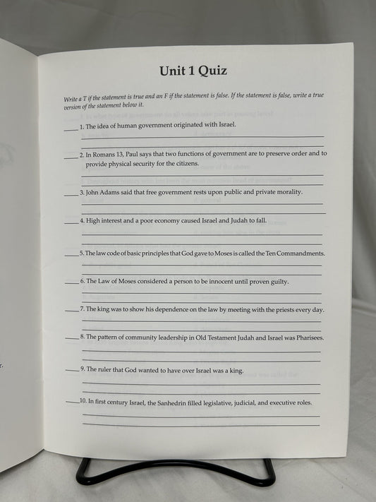 Exploring Government (2016) Quiz and Exam Book