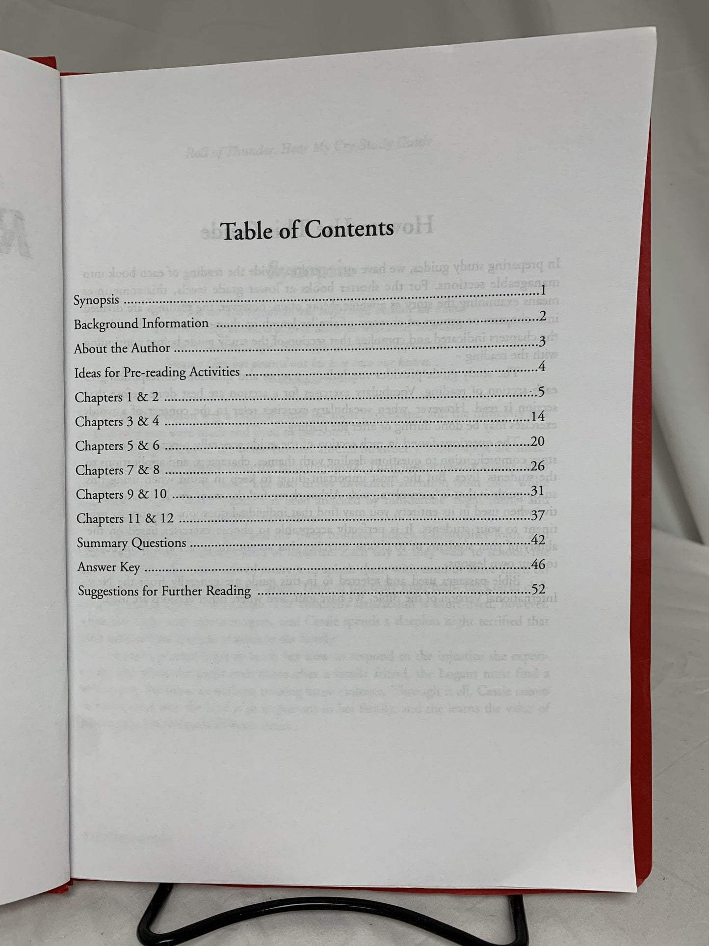 Roll of Thunder, Hear My Cry Study Guide