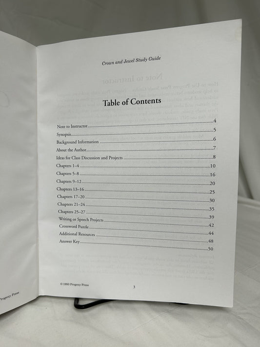 Crown and Jewel Study Guide