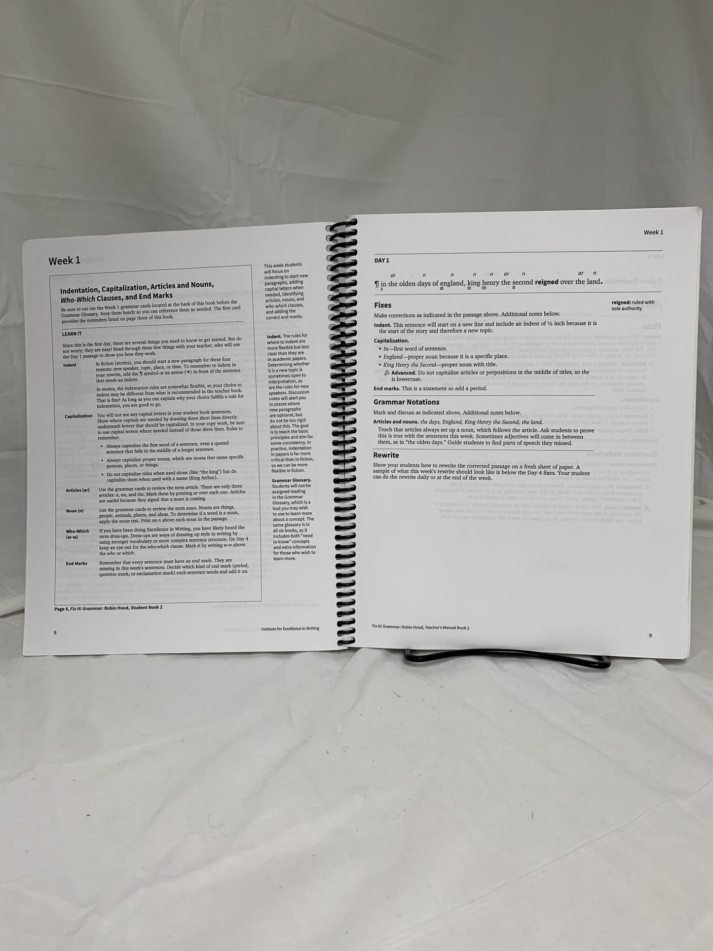Fix It! Grammar: Robin Hood, Teacher's Manual Book 2 (3rd Ed.)