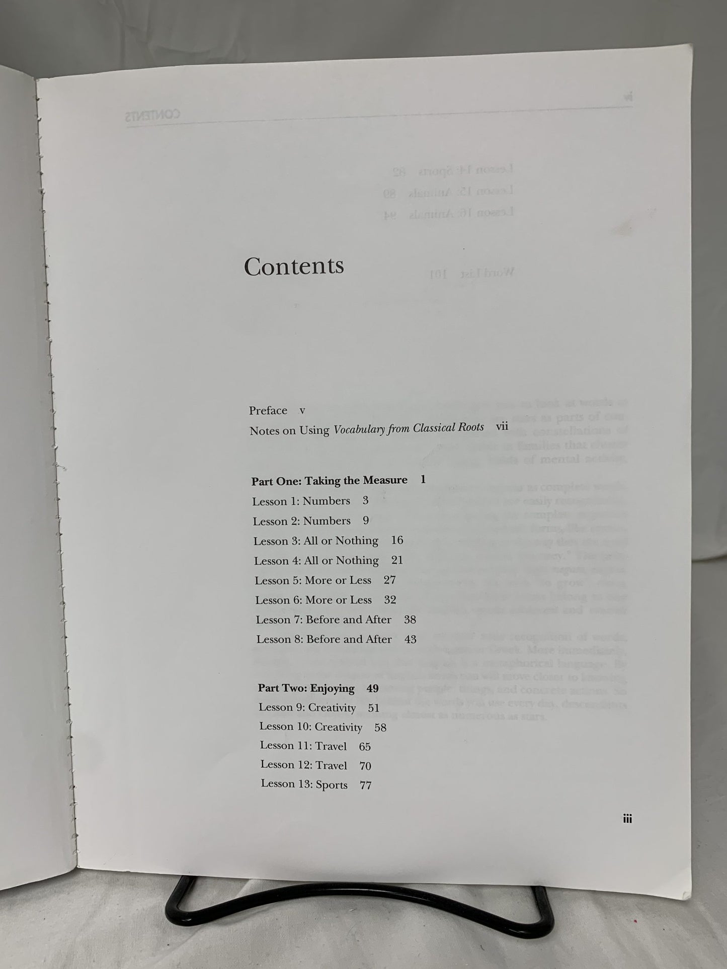 Vocabulary from Classical Roots Student Book A