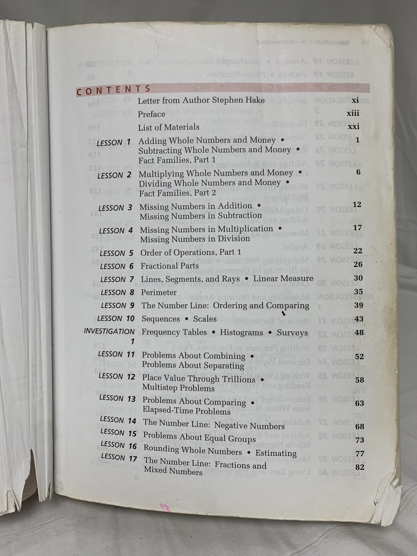 Saxon Math 7/6 Homeschool (4th Ed.) Student Edition (Worn)