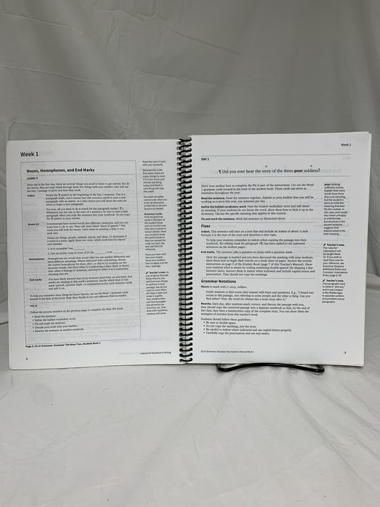 Fix It! Grammar: The Nose Tree Teacher's Manual Book 1 (3rd Ed.)