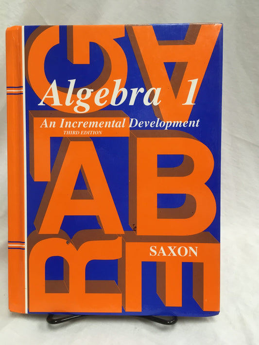 Saxon Algebra 1 Third Edition Set of 3