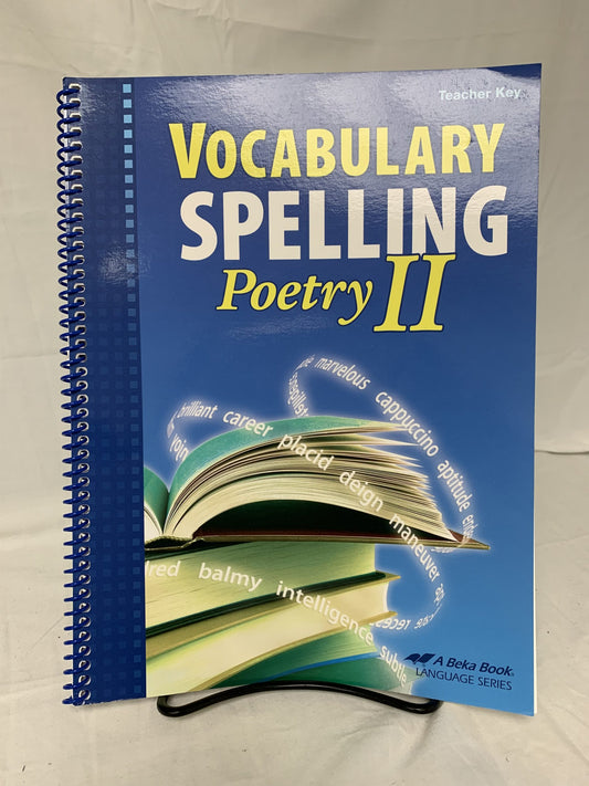 Abeka Vocabulary, Spelling, Poetry II (5th Ed.) Set of 2