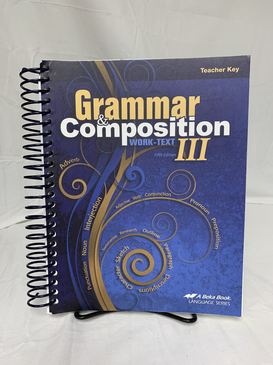 Abeka Grammar & Composition III (5th Ed.) Set of 2