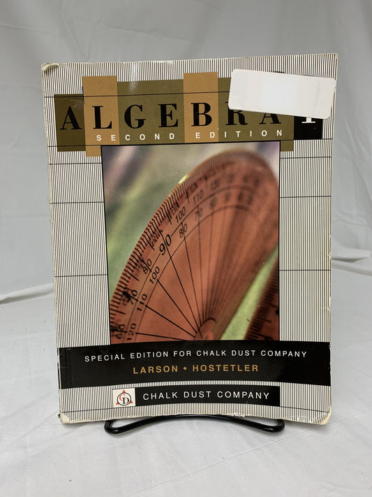 Chalk Dust Algebra 1 (2nd Ed.) Set of 2