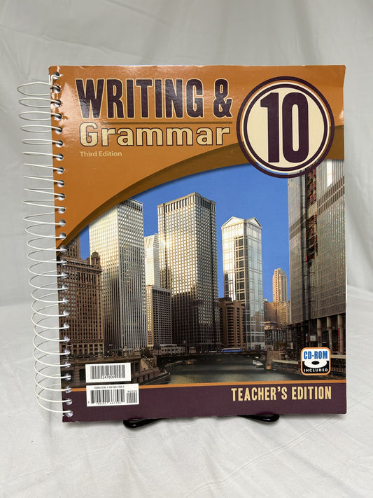 BJU Writing & Grammar 10 (3rd Ed.) Set of 3