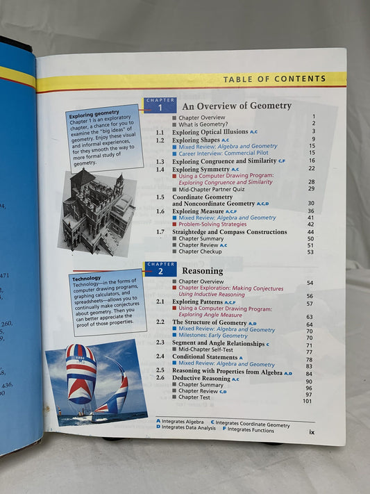 Geometry: An Integrated Approach