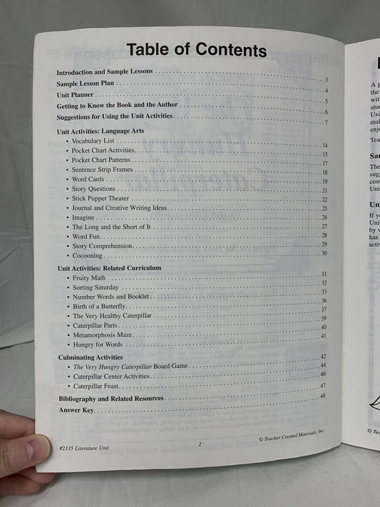 A Guide for Using The Very Hungry Caterpillar in the Classroom