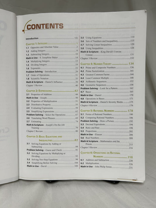 BJU Pre-Algebra (2nd Ed.) Textbook (writing)