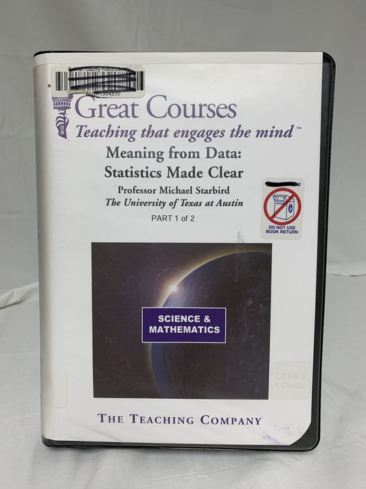 The Great Courses Meaning from Data: Statistics Made Clear Set