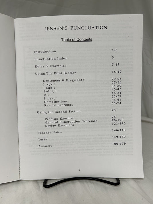 Jensen's Punctuation (2011 Edition)
