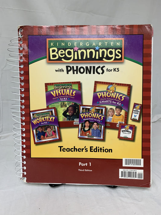 BJU Kindergarten Beginnings (3rd Ed.) Set of 2