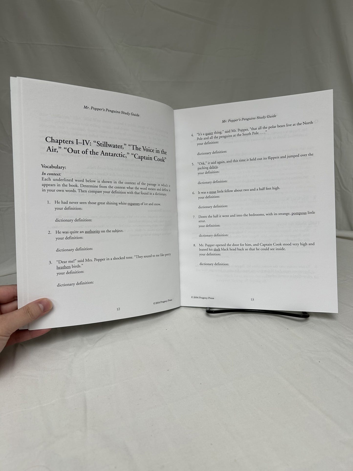 Mr. Popper's Penguins Study Guide