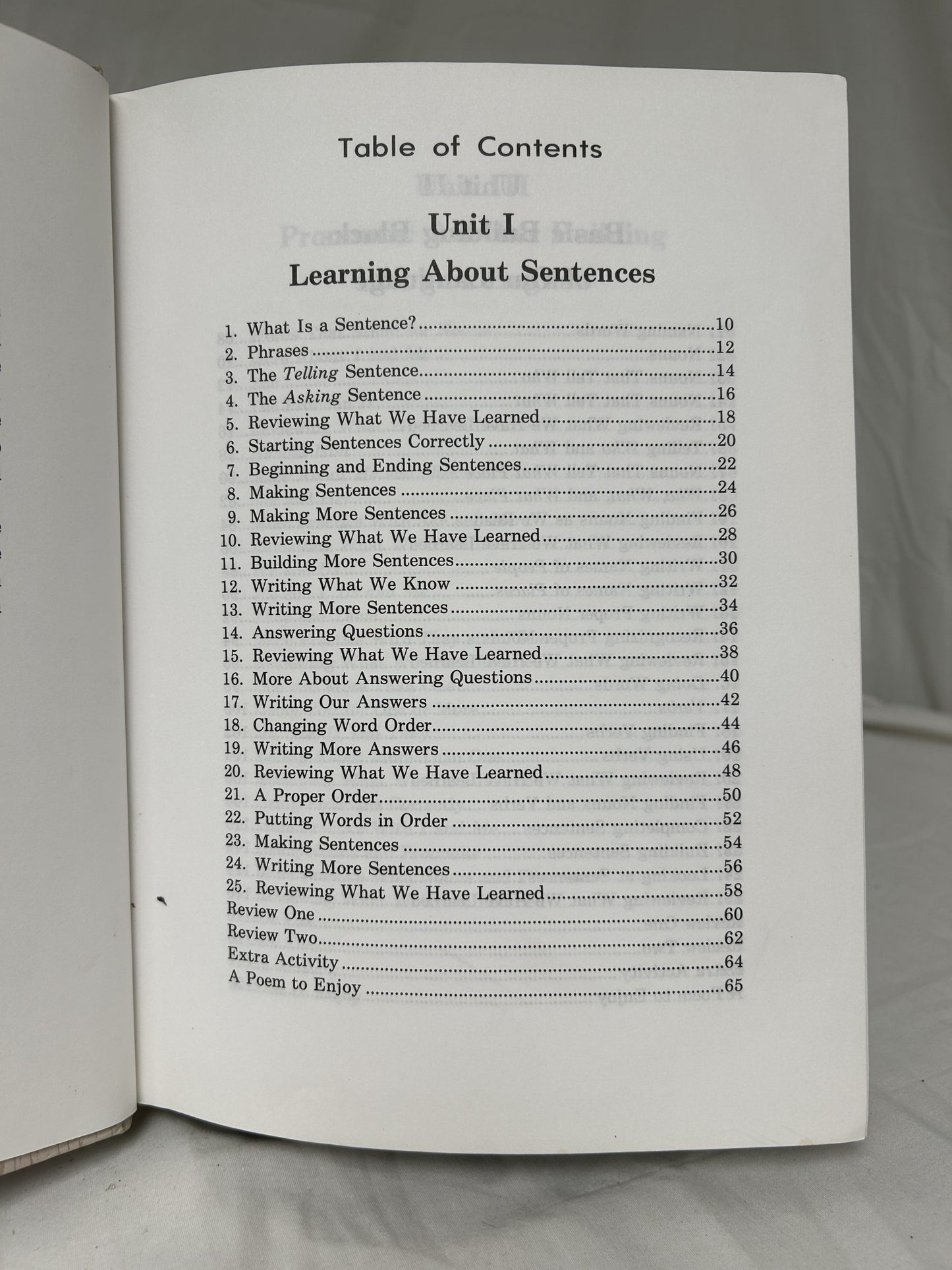 Rod & Staff English 2 Preparing to Build Teacher's Manual