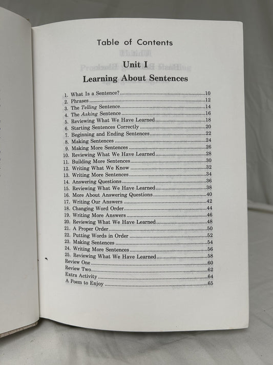 Rod & Staff English 2 Preparing to Build Teacher's Manual