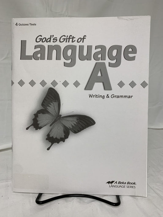 Abeka God's Gift of Language A (3rd Ed.) Set of 2