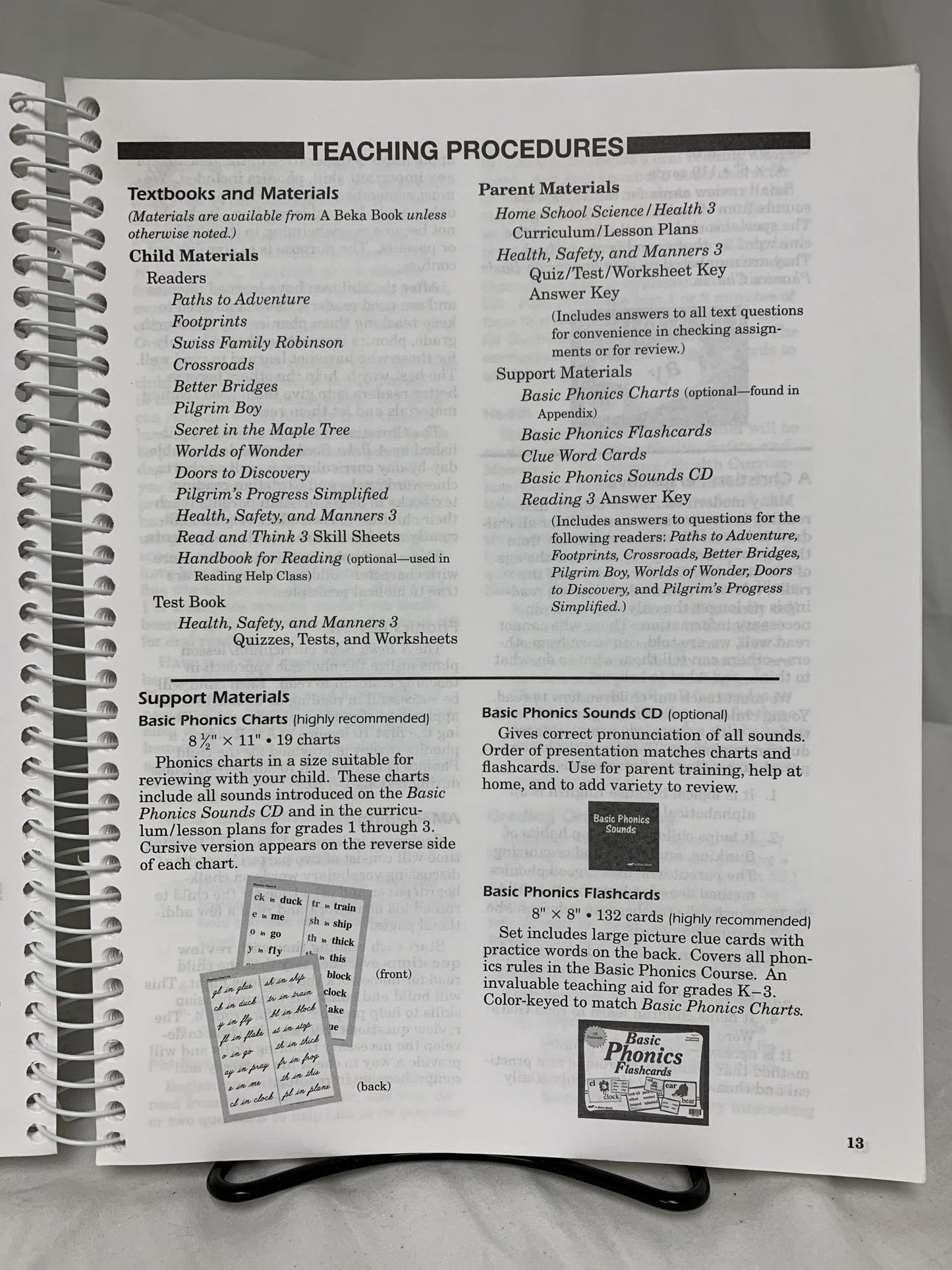 Abeka Language Arts 3 Home School Curriculum Lesson Plans