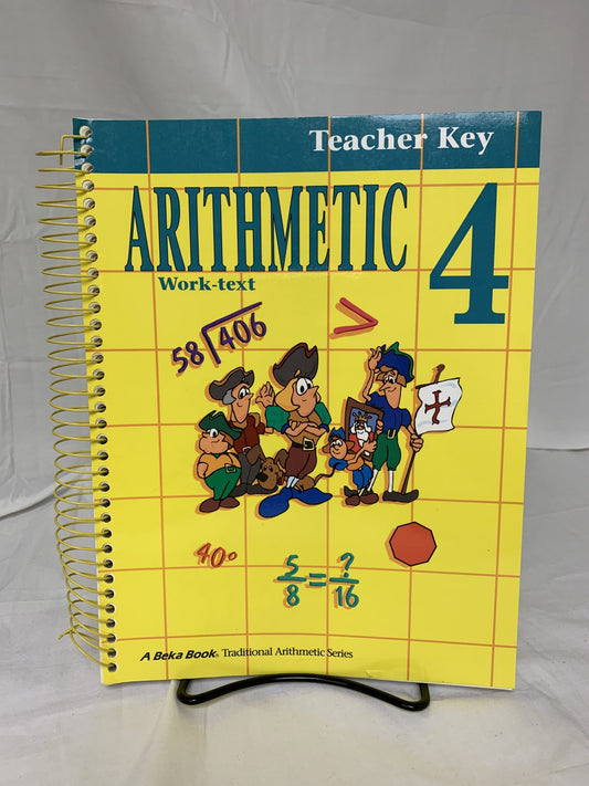Abeka Arithmetic 4 (3rd Ed.) Set of 2