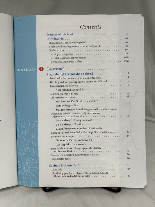 BJU Spanish 1 (3rd Ed.) Textbook