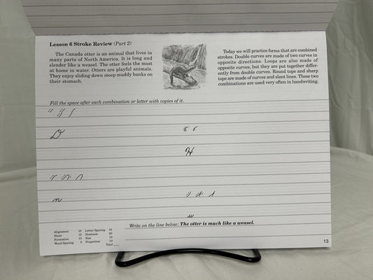 Penmanship for Christian Writing Grade 4 (1st Ed.) Workbook