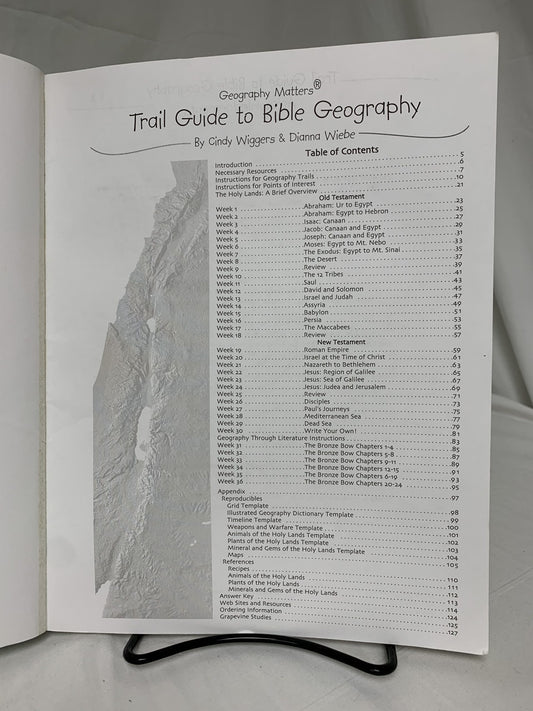 Trail Guide to Bible Geography Teacher's Manual