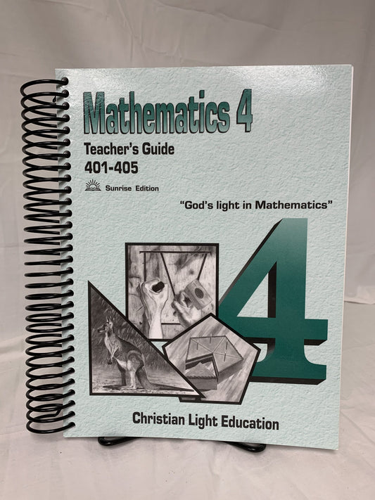 Mathematics 4 Teacher's Guide - Set of 2