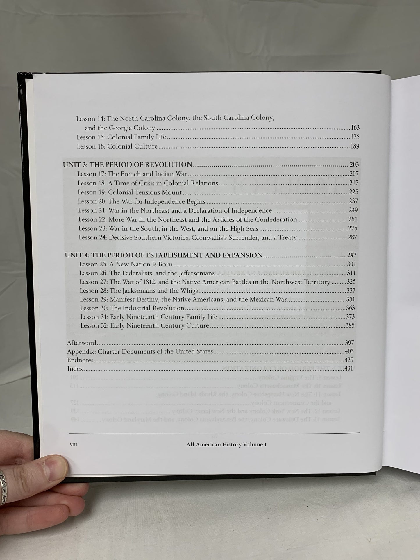 All American History Vol. I Student Reader