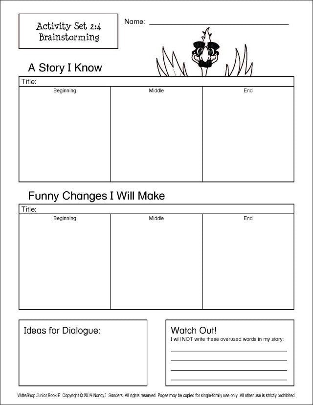 WriteShop Junior Activity Pack | Book E (w/Fold-N-Go Grammar)