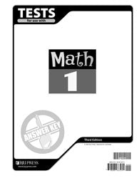 Math 1 Tests Answer Key (3rd ed.)