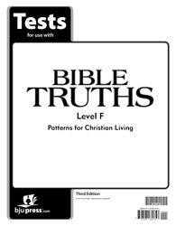 Bible Truths Level F Tests (3rd ed.)