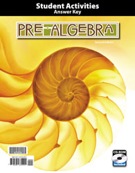 Pre-Algebra Activities Manual Teacher's Edition with CD (2nd ed.)