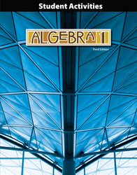 Algebra 1 Student Activities Manual (3rd ed.)