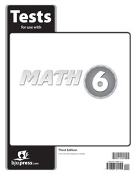 Math 6 Tests (3rd ed.)