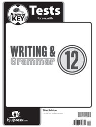 Writing & Grammar 12 Tests Answer Key (3rd ed.)
