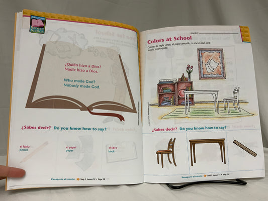 BJU Pasaporte al Español Kit A Worktext Step 1