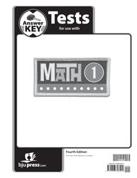 Math 1 Tests Answer Key (4th ed.)