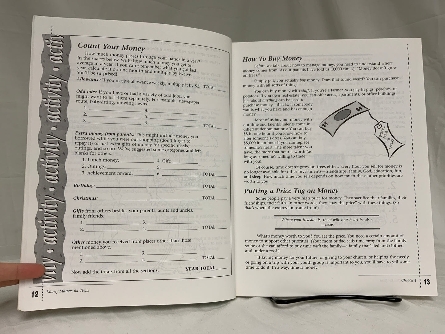 Money Matters for Teens Workbook (Age 15-18 Edition)